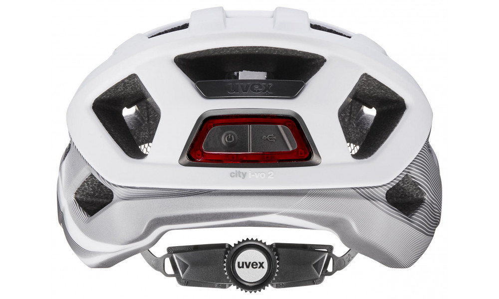 Ķivere Uvex city i-vo 2 white silver matt - 3
