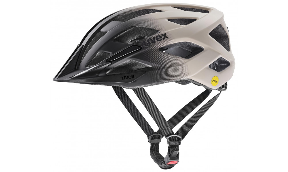 Ķivere Uvex i-vo 2 MIPS warm grey-black matt - 1