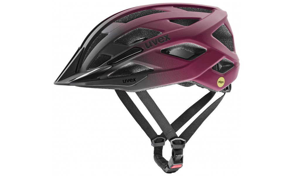 Ķivere Uvex i-vo 2 MIPS cranberry-black matt - 1