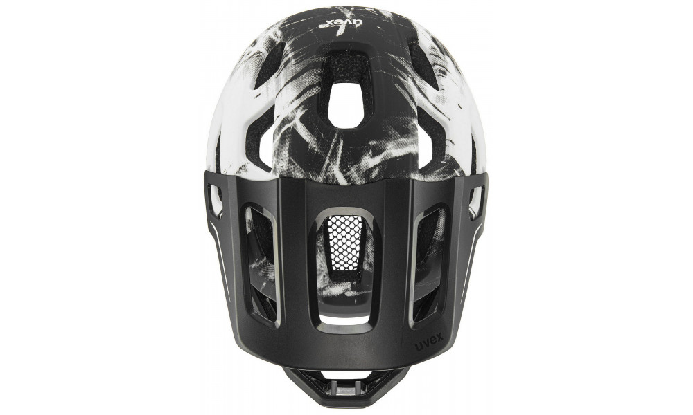 Ķivere Uvex react jr fullface black-white matt - 6