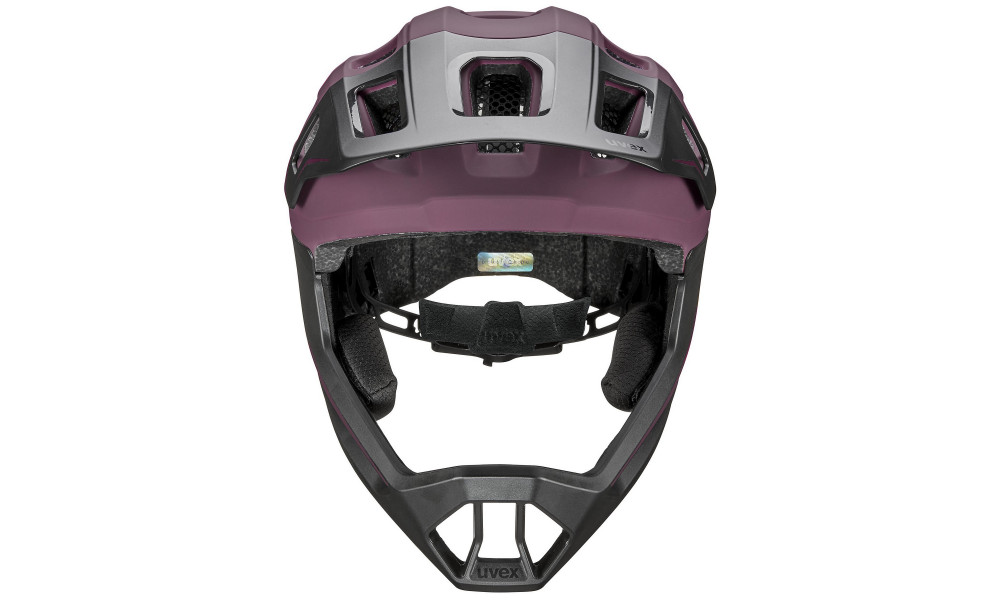 Ķivere Uvex react jr fullface cranberry matt - 3