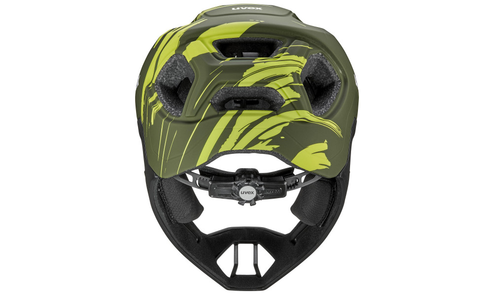 Ķivere Uvex react jr fullface dark olive matt - 4