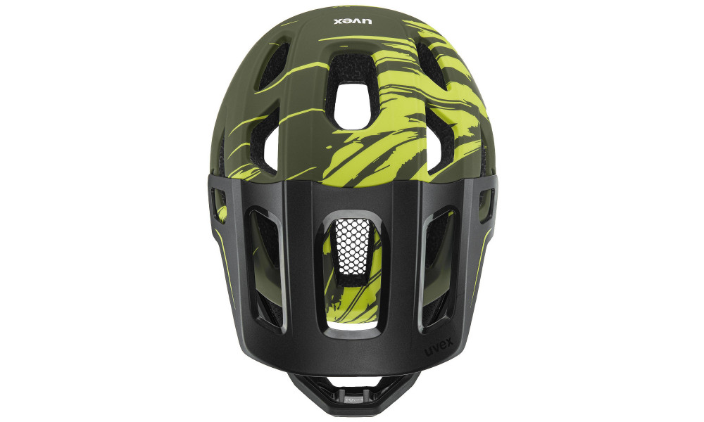 Ķivere Uvex react jr fullface dark olive matt - 6