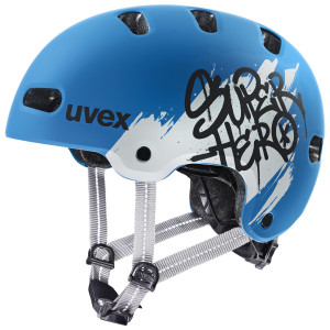 Ķivere Uvex kid 4 style super hero blue matt