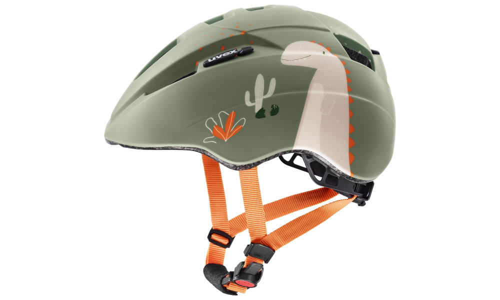 Ķivere Uvex kid 2 cc sage green dino matt - 1