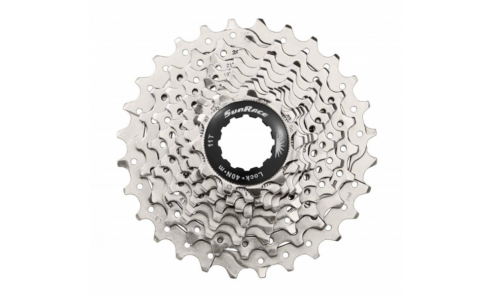 Aizmugurējais zobratu bloks SunRace CSRS0 10-speed metallic - 1