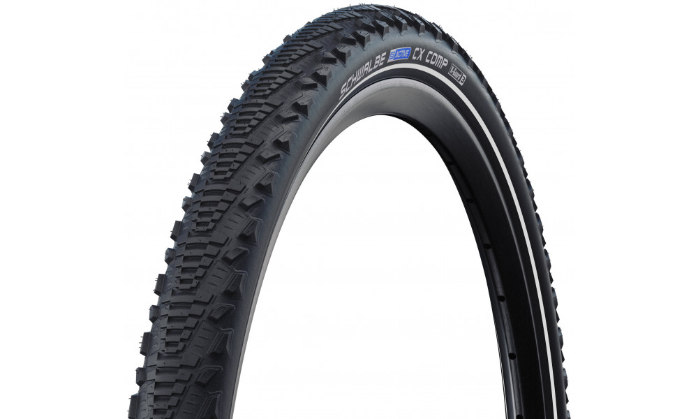 Riepa 28" Schwalbe CX Comp HS 369 Active Wired 35-622 / 28x1.35 Black-Reflex - 2