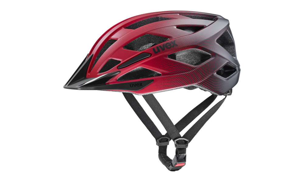 Ķivere Uvex i-vo 2 red-black matt 