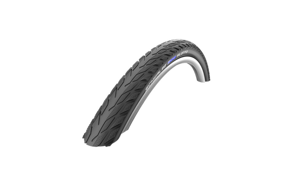 Riepa 28" Schwalbe Silento HS 421 Active Wired 37-622 / 28x1.40 Black-Reflex - 1