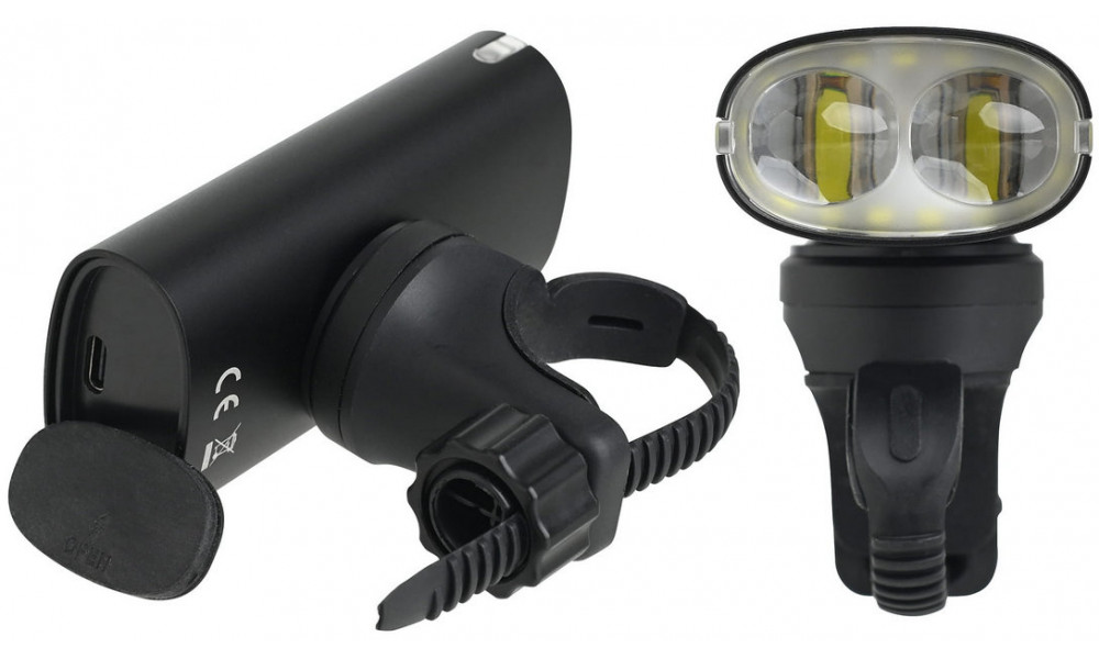 Priekšējais lukturis ProX Kapella 1600Lm PowerBank Ring Safe+Memory USB - 4