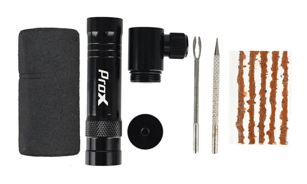 Bezkameru riepu remonta komplekts ProX TRT-26 with CO2 pump - 2