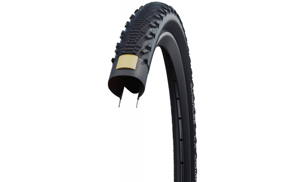 Riepa 28" Schwalbe CX Comp HS 369 Active Wired 35-622 / 28x1.35 Black - 3