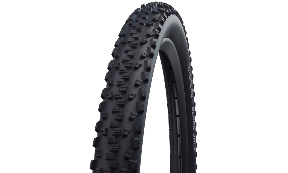 Riepa 26" Schwalbe Black Jack HS 407 Active Wired 47-559 / 26x1.75 Black - 1