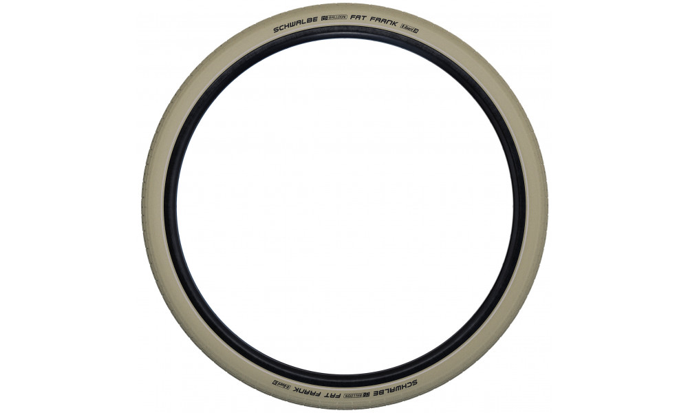 Riepa 26" Schwalbe Fat Frank HS 375 Active Wired 60-559 / 26x2.35 Creme-Reflex - 2