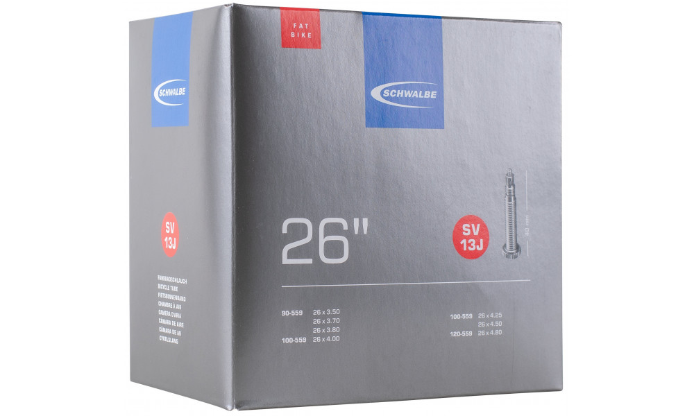 Kamera Fatbike 26" Schwalbe SV13J (90/120-559) - 1