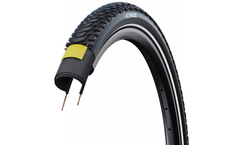 Riepa 28" Schwalbe Marathon Mondial Pro HS630 Evo Fold 47-622 / 28x1.75 DD Reflex - 3
