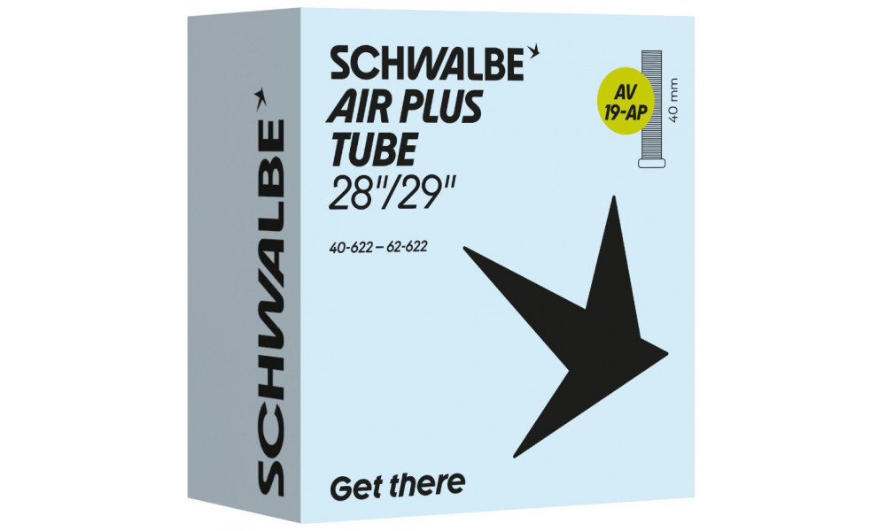 Kamera 28/29" Schwalbe AV19-AP 40mm Air Plus (40/62-622) - 1