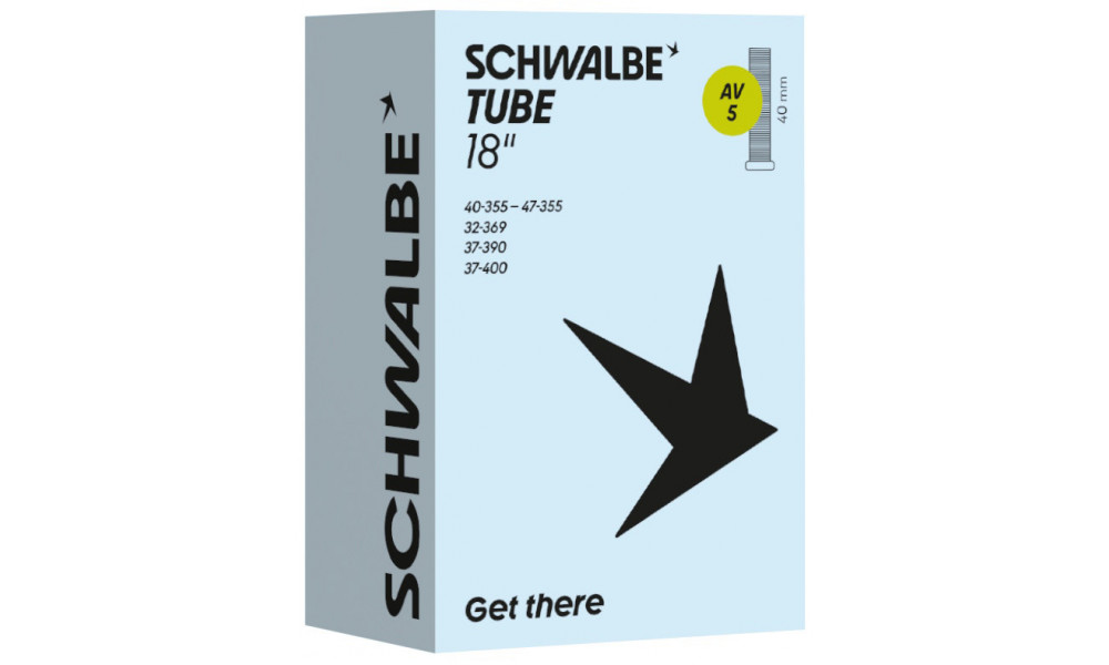 Kamera 18" Schwalbe AV5 40mm (32/47-355/400) - 1
