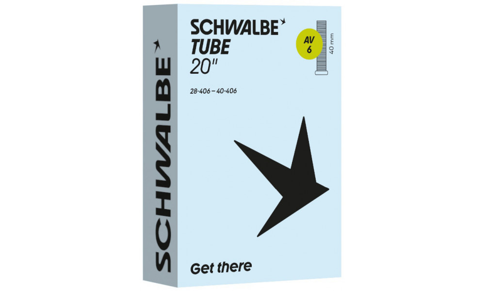 Kamera 20" Schwalbe AV6 40mm (28/40-406) - 1