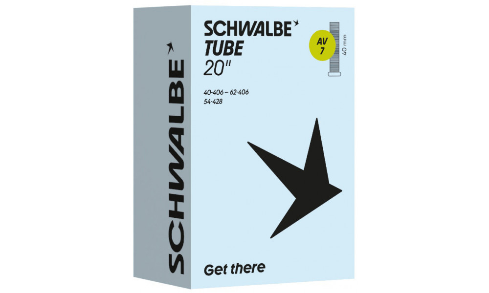 Kamera 20" Schwalbe AV7 40mm (40/62-406) - 1