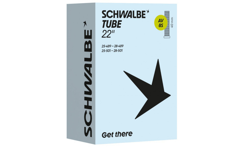 Kamera 22" Schwalbe AV8S 40mm (25/28-489/501) - 1