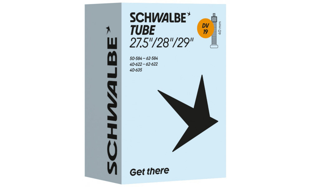 Kamera 27.5/28" Schwalbe DV19 40mm (40/62-584/635) - 1