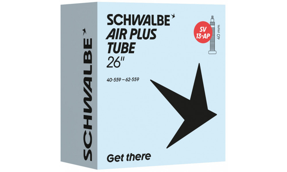 Kamera 26" Schwalbe SV13-AP 40mm Air Plus (40/62-559) - 1