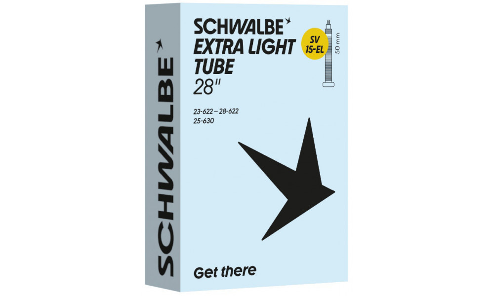 Kamera 27/28" Schwalbe SV15-EL 50mm Extra Light (23/28-622/630) - 1
