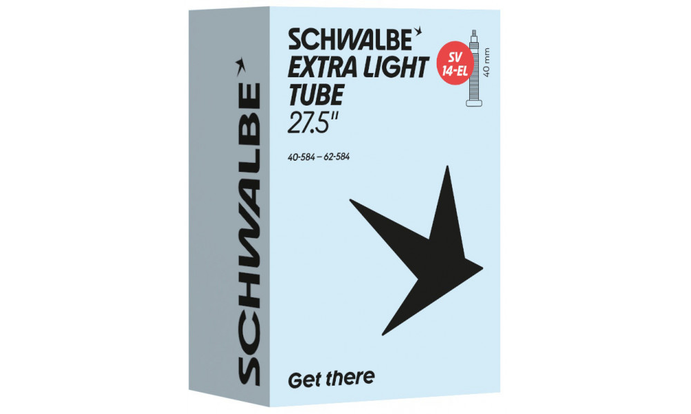 Kamera 27.5" Schwalbe SV14-EL 40mm Extra Light (40/62-584) - 1