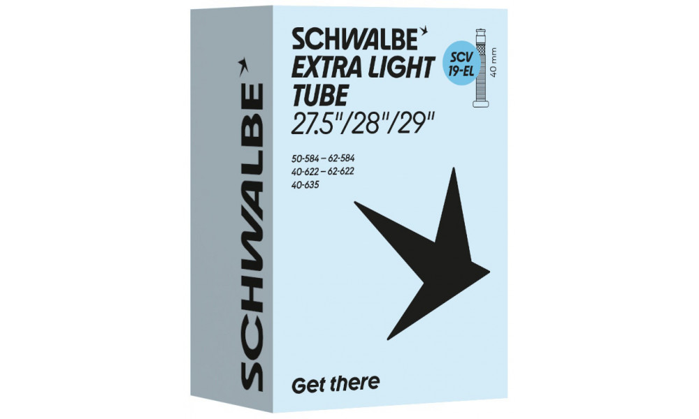 Kamera 27.5/28" Schwalbe SCV19-EL 40mm Extra Light (40/62-584/635) 
