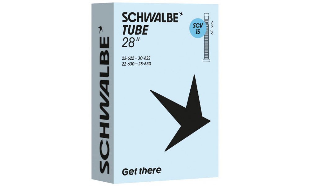 Kamera 27/28" Schwalbe SCV15 60mm (23/30-622/630) - 1