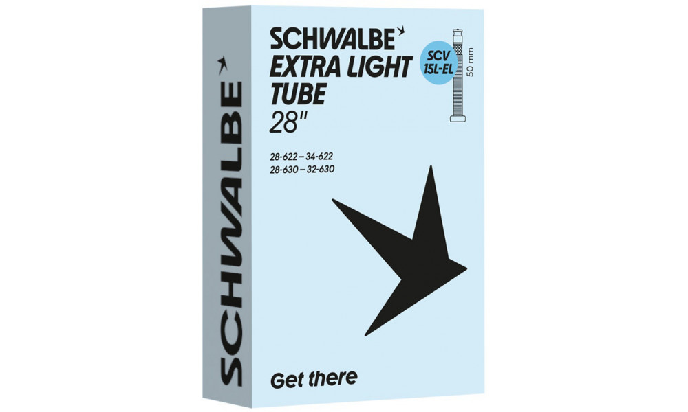 Kamera 27/28" Schwalbe SCV15L-EL 50mm Extra Light (28/34-622/630) 