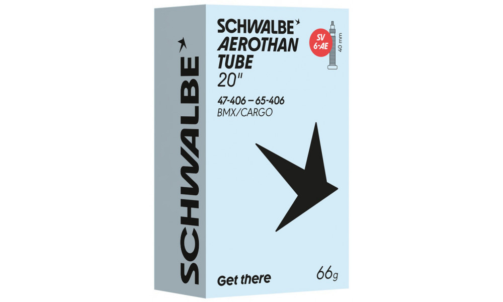 Kamera 20" Schwalbe SV6-AE Aerothan 40mm (47/65-406) - 1