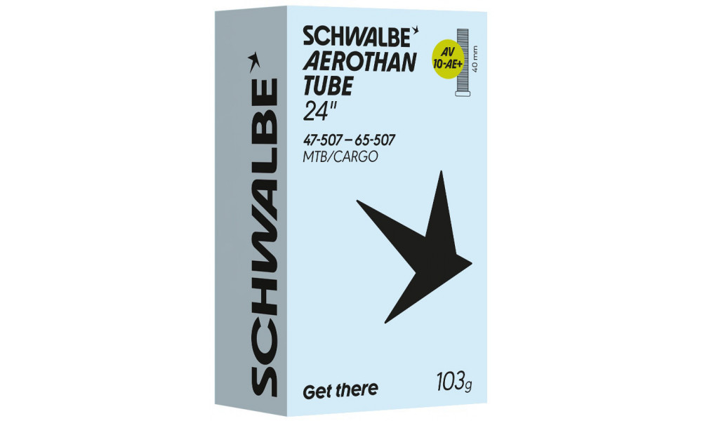 Kamera 24" Schwalbe AV10-AE+ Aerothan 40mm (47/65-507) - 1