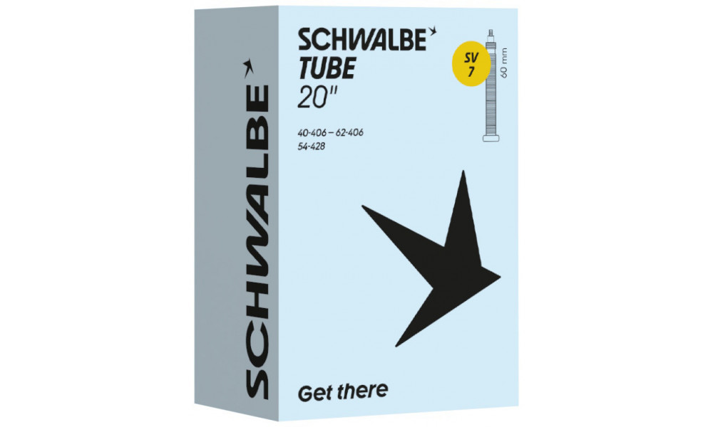 Kamera 20" Schwalbe SV7 60mm (40/62-406) 