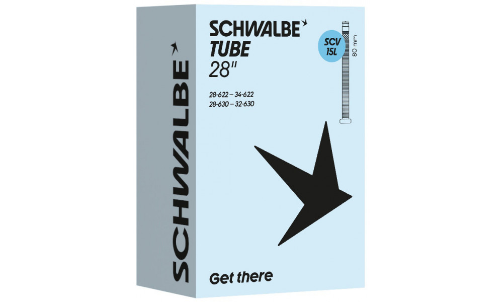 Kamera 27/28" Schwalbe SCV15L 80mm (28/34-622/630) 