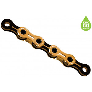 Ķēde KMC X11SL Ti-N Gold/Black 11-speed 118-links Waxed