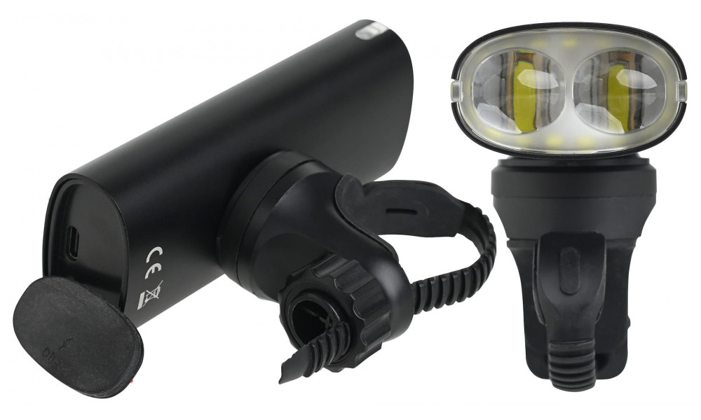 Priekšējais lukturis ProX Kapella Pro 2000Lm PowerBank Ring Safe+Memory USB - 2