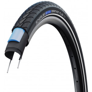 Riepa 28" Schwalbe Marathon Plus HS 348 Perf Wired 28-622 / 700x28C Black-Reflex