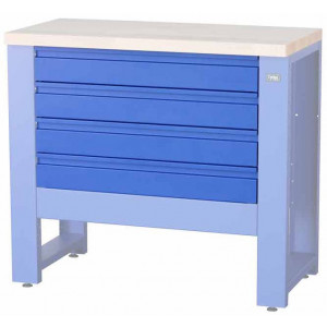 Darbnīcas galda daļa Cyclus Tools System 500 4 drawers for workbench 720801 blue (720803)
