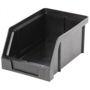 Darbnīcas galda daļa Cyclus Tools System 500 stacking box for holding rail 720812 7 x 10 x 15 cm black (720815)