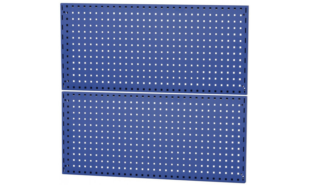 Darbnīcas galda daļa Cyclus Tools System 500 perforated panel for wall mounting 45 x 100 x 3 cm blue 2 gab. (720820) 