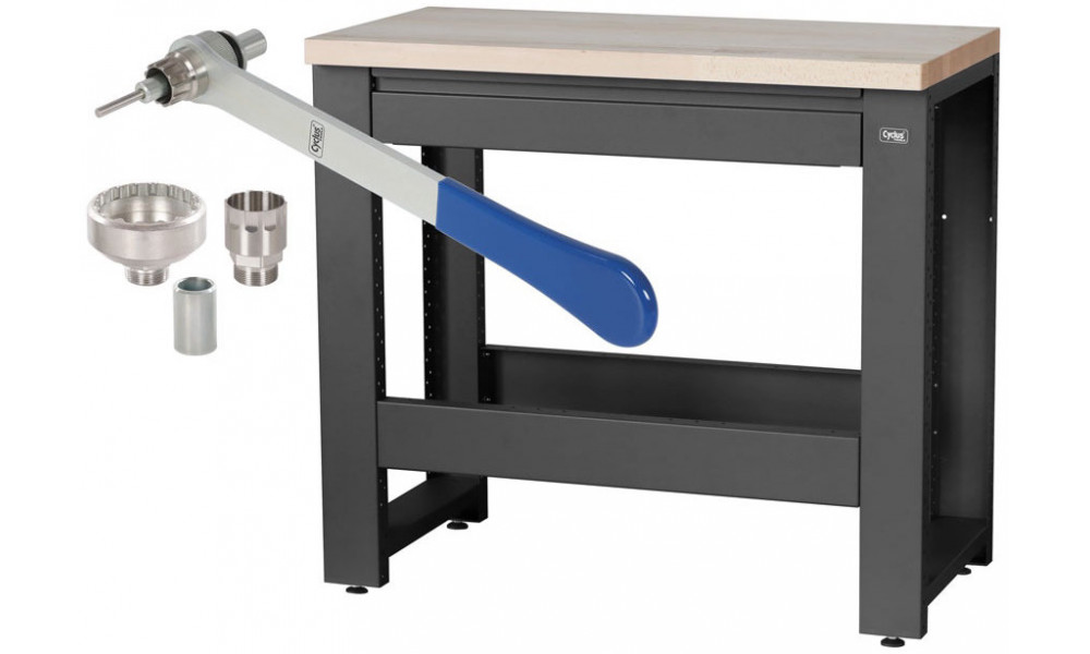 Darbnīcas galds Cyclus Tools Ronny System 500 3-piece 89 x 100 x 50 cm anthracite (720888) 