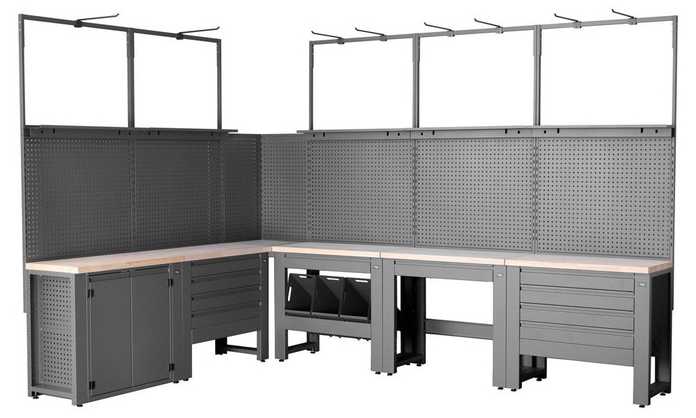 Darbnīcas galds Cyclus Tools Ralf System 500 37-piece 259 x 500 x 50 cm anthracite (720896) - 1