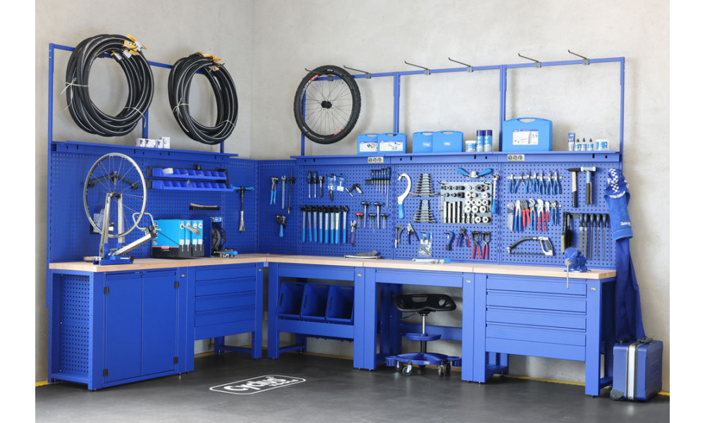 Darbnīcas galds Cyclus Tools Ralf System 500 37-piece 259 x 500 x 50 cm blue (720897) - 2