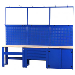 Darbnīcas galds Cyclus Tools Ingo System 500 20-piece 259 x 300 x 50 cm blue (720899)
