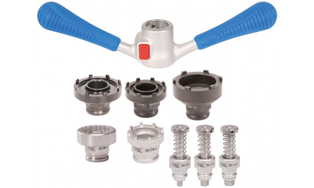 Atslēgu komplekts Cyclus Tools Snap.In holder with e-bike lockring removal/installation tools for Bosch/Panasonic (729990) 