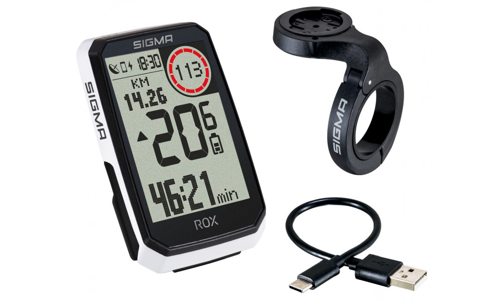 Velodators SIGMA ROX 4.0 Endurance GPS White - 1