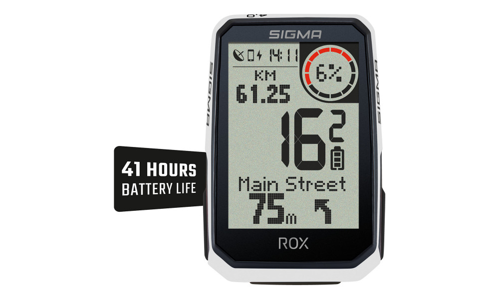 Velodators SIGMA ROX 4.0 Endurance GPS White - 5