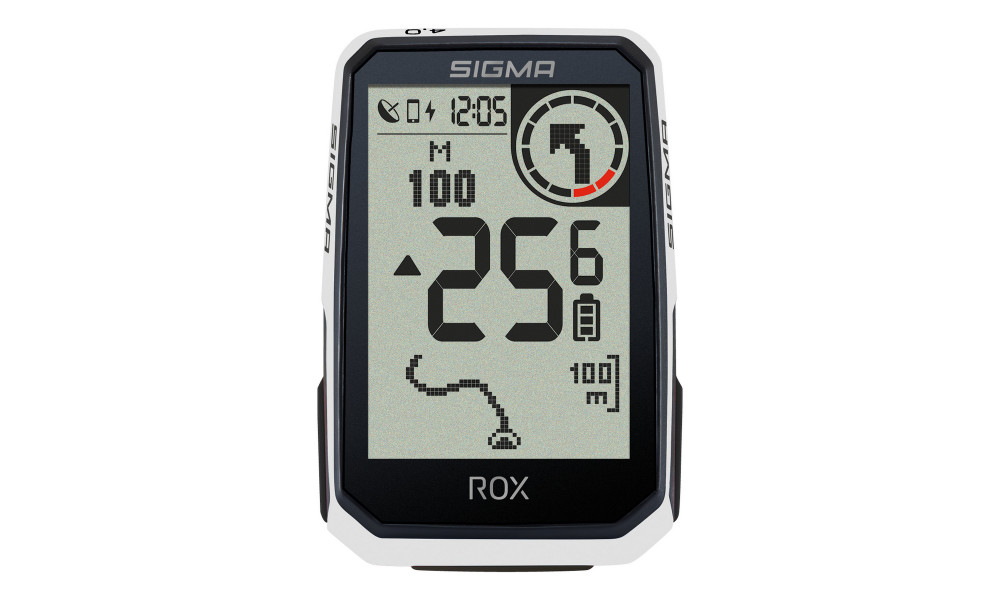 Velodators SIGMA ROX 4.0 Endurance GPS White HR Set - 2